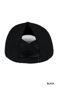 Criss cross ponytail dry-fit cap