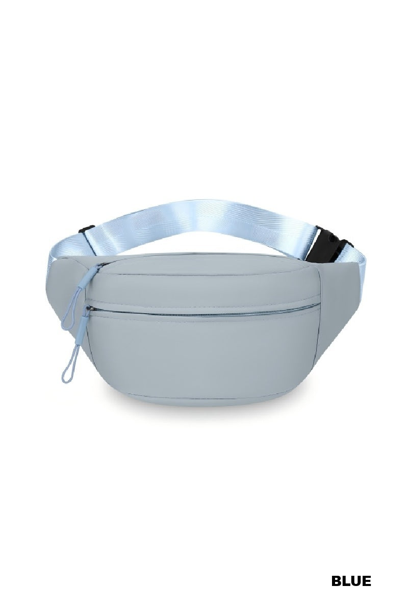 Double zipper crossbody fanny pack