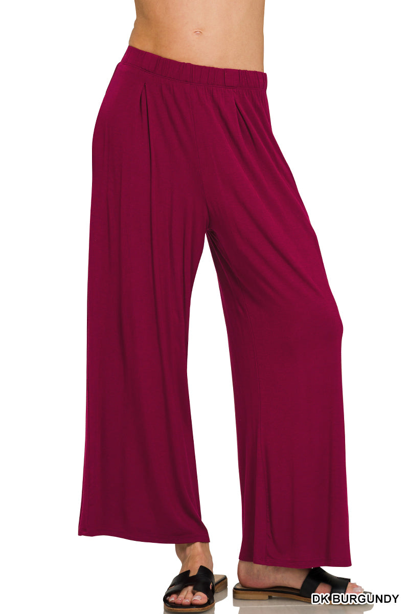 Elastic waist comfy lounge pants