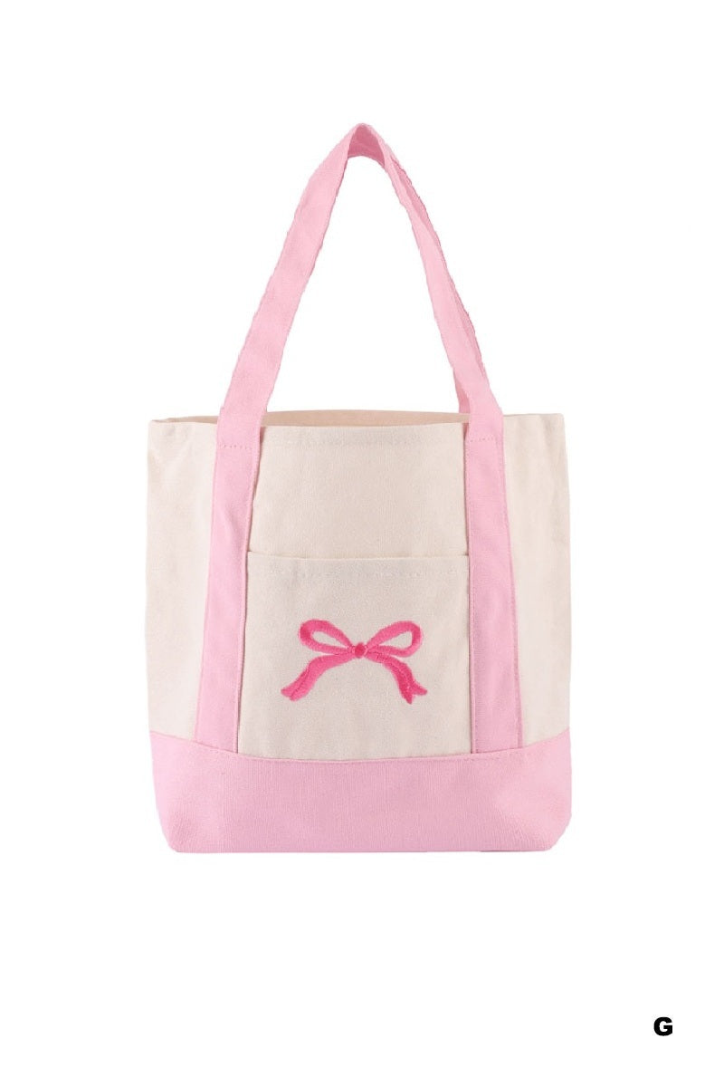Mini canvas tote bag