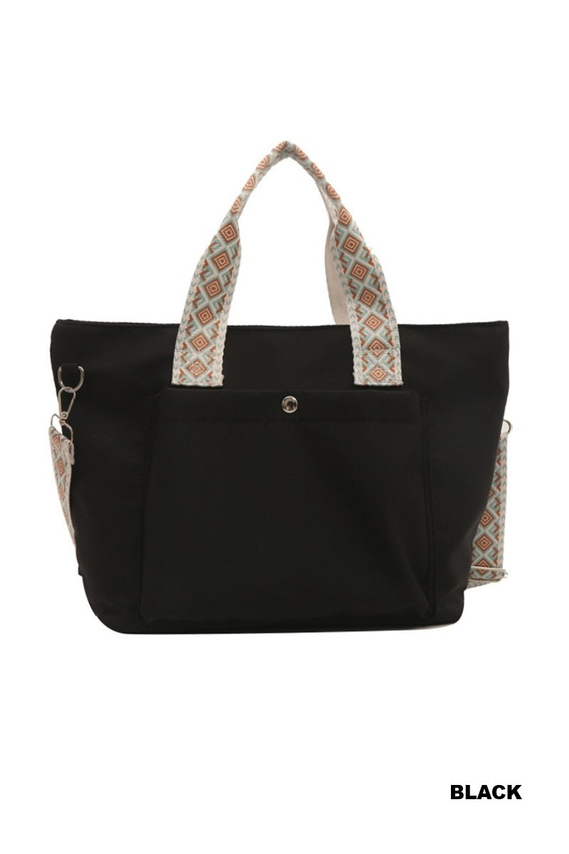 Retro Guitar Strap Tote Bag