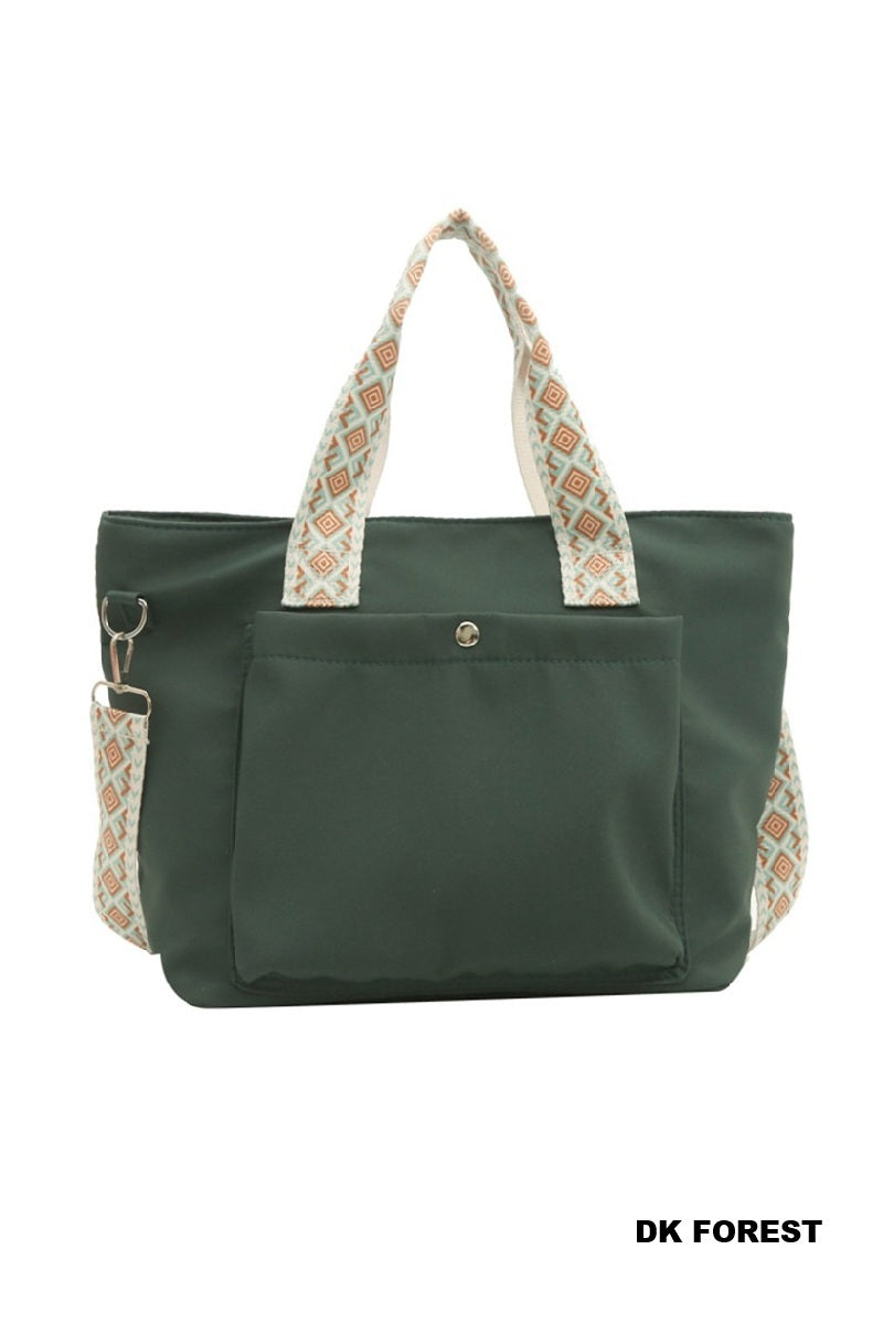 Retro Guitar Strap Tote Bag