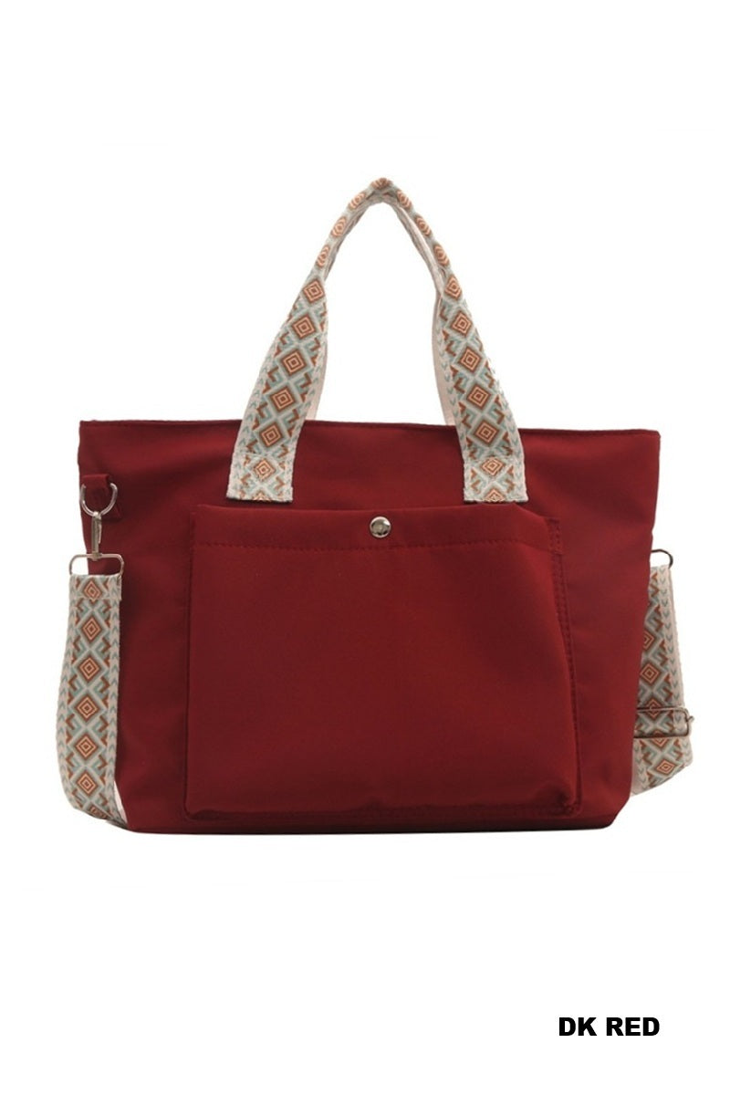 Retro Guitar Strap Tote Bag