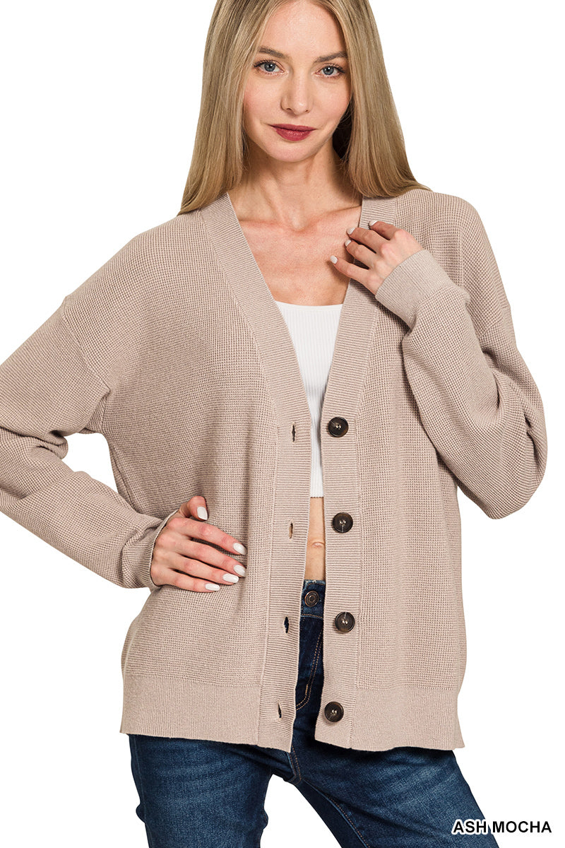 Viscose sweater cardigan