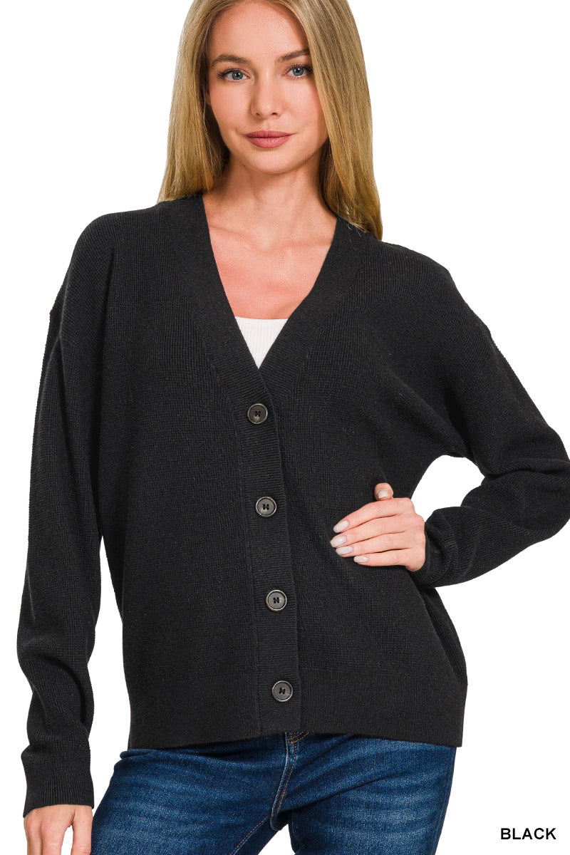 Viscose sweater cardigan