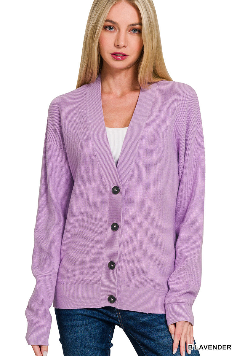Viscose sweater cardigan