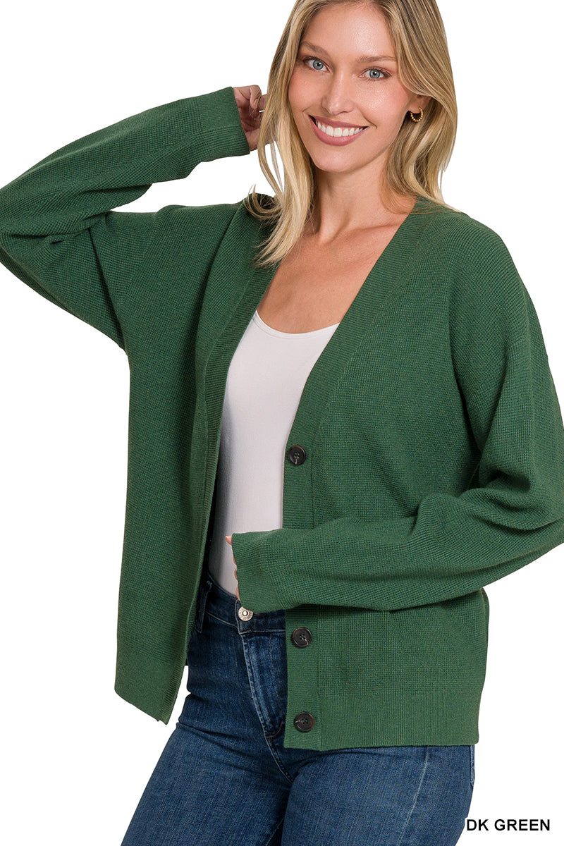Viscose sweater cardigan