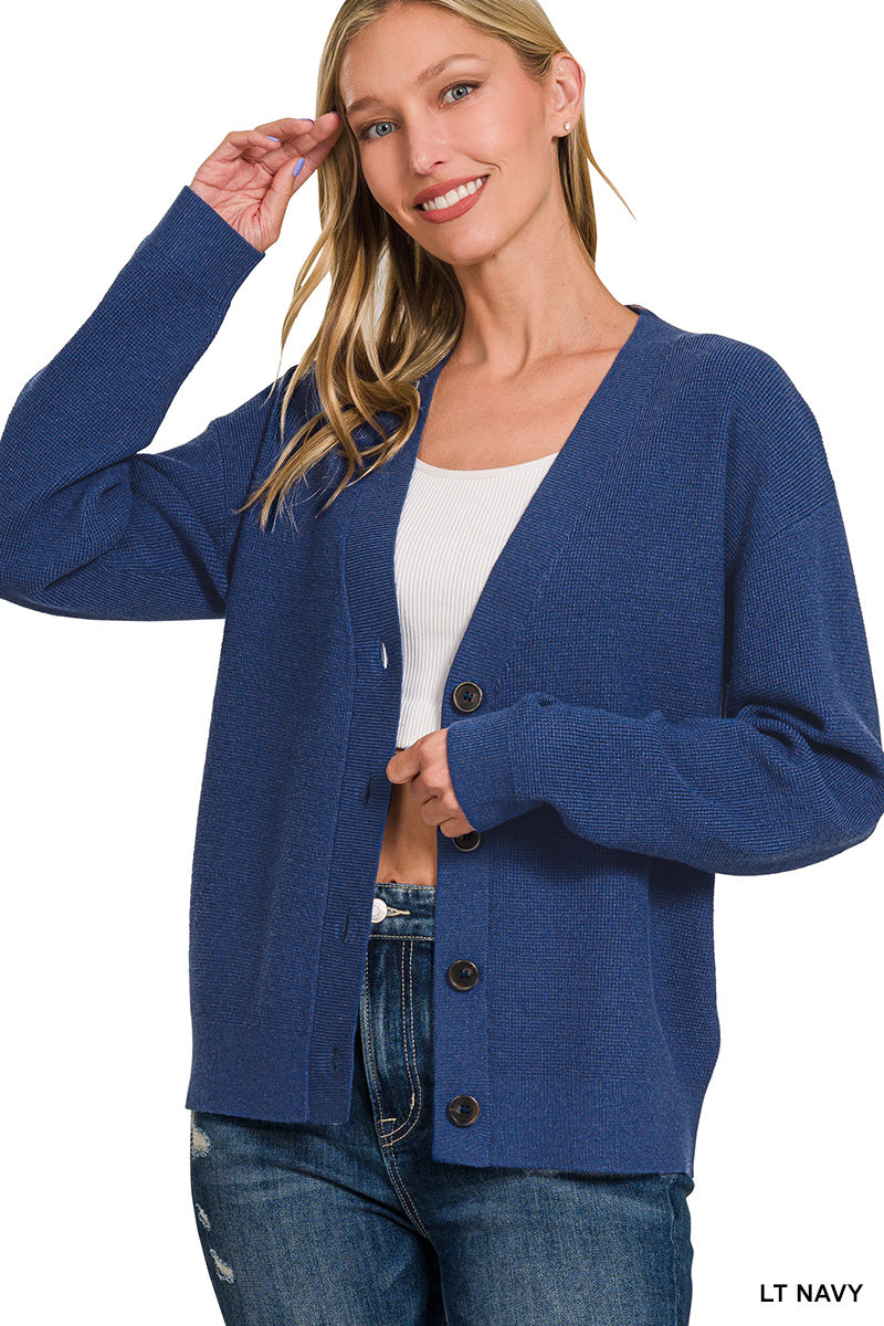 Viscose sweater cardigan