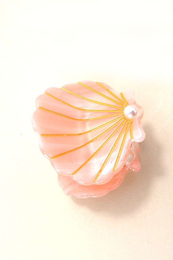 Beach Ocean Cellulose Seashell Hair Claw Clips