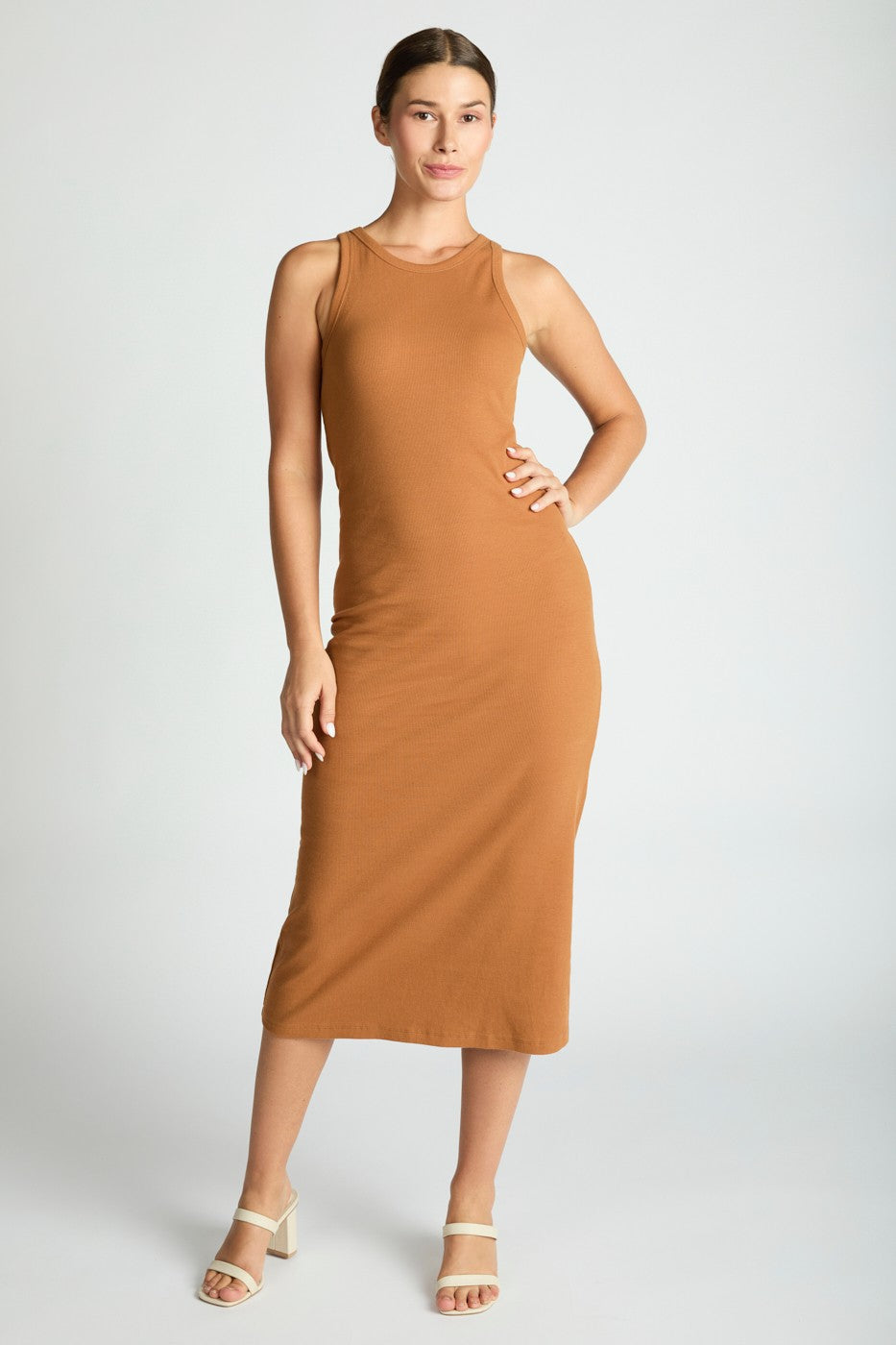 Ribbed Sleeveless Dress