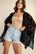 COVER UP Open Front Summer Cardigan