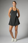 Activewear Mini Dress With Shorts
