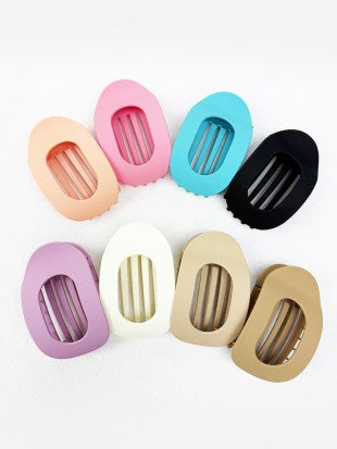 Oval Hair Claw Clips