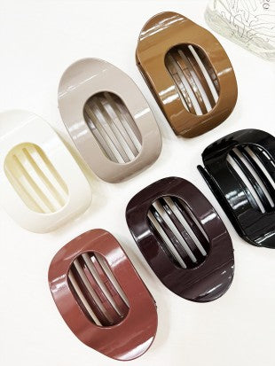 Oval Hair Claw Clips