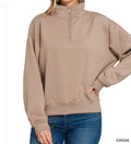 Scuba half zip pullover